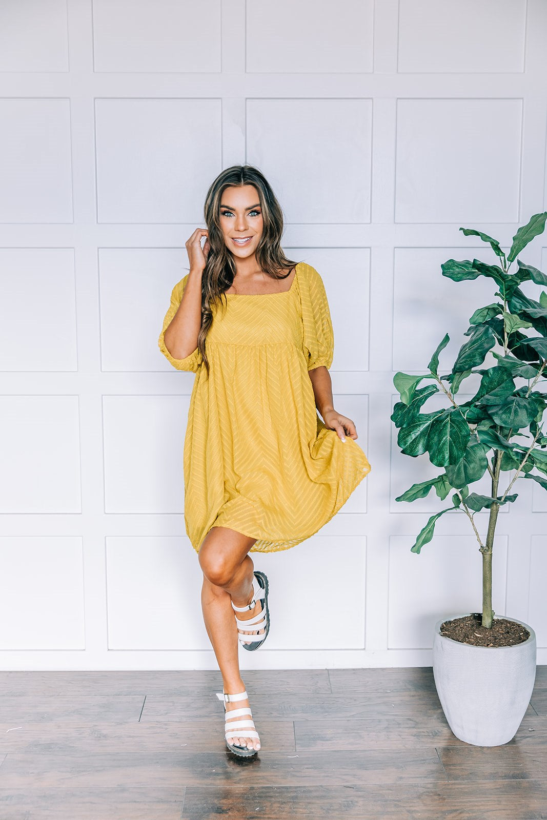 Madeline Textured Dress