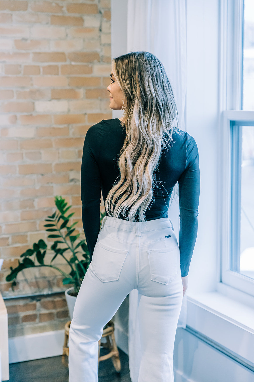 Kancan White Flare Denim