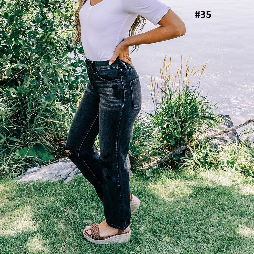Kancan Black Boyfriend Jeans