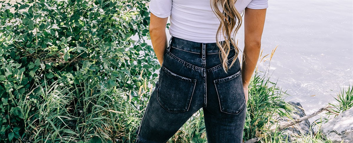Kancan Black Boyfriend Jeans