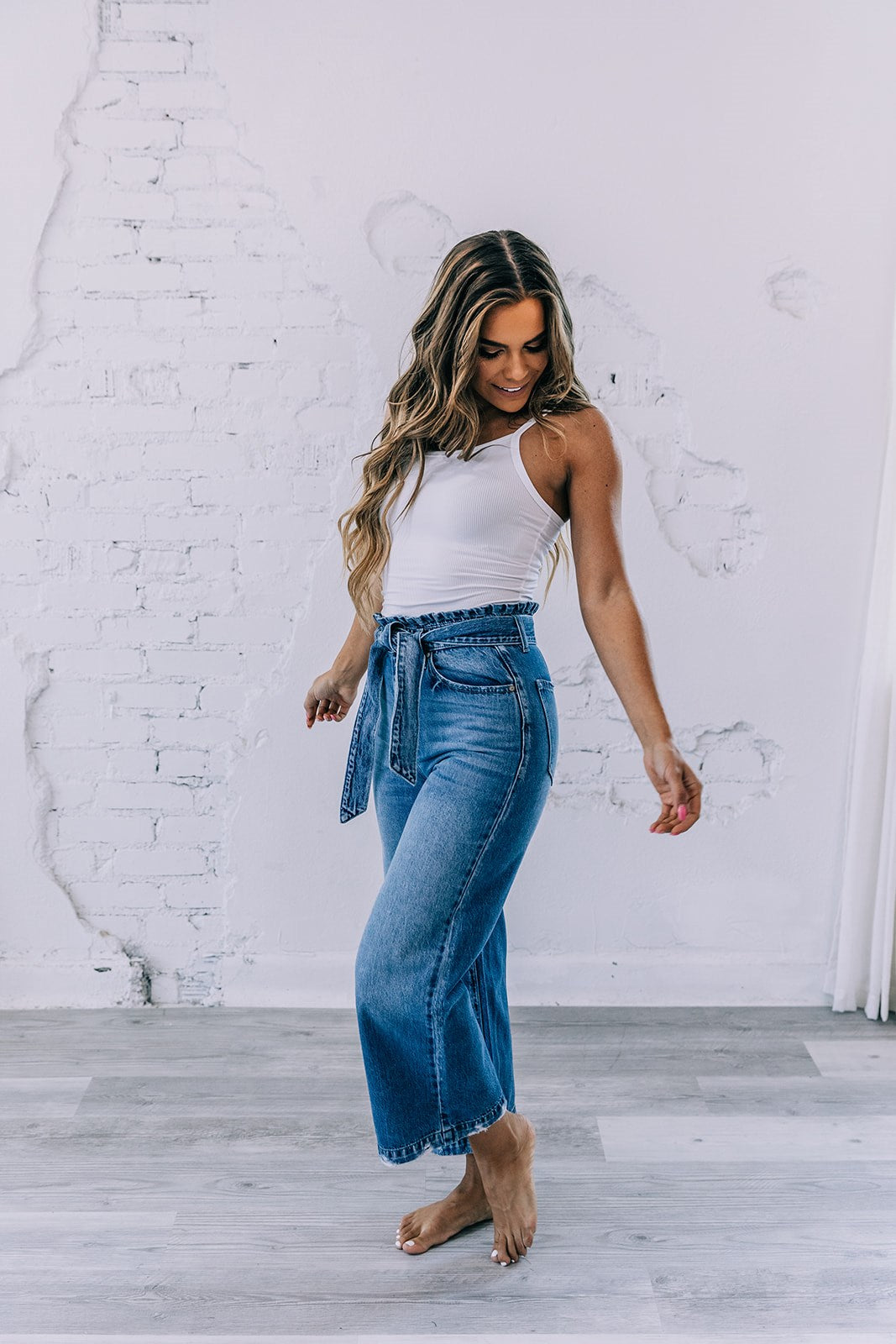 Kancan High-Rise Wide-Leg Denim