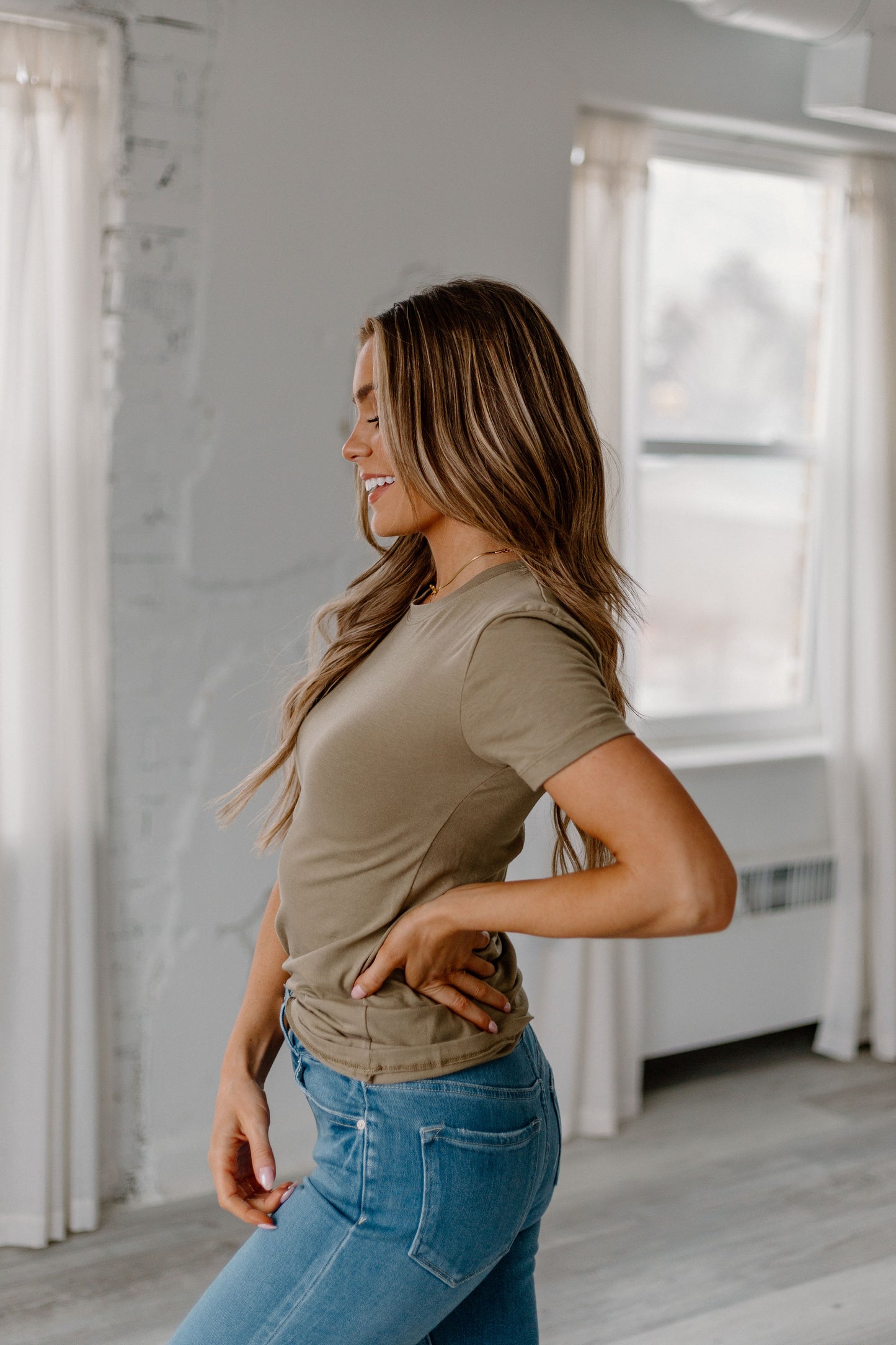Zenana Basic Crew Neck
