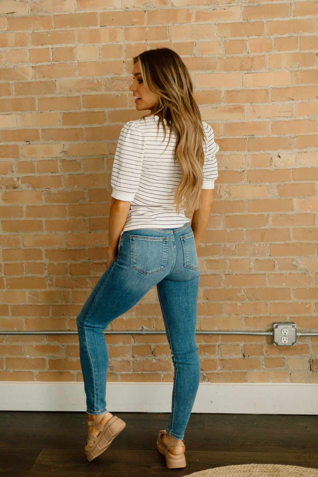 Judy Blue Mid-Rise Vintage Skinny