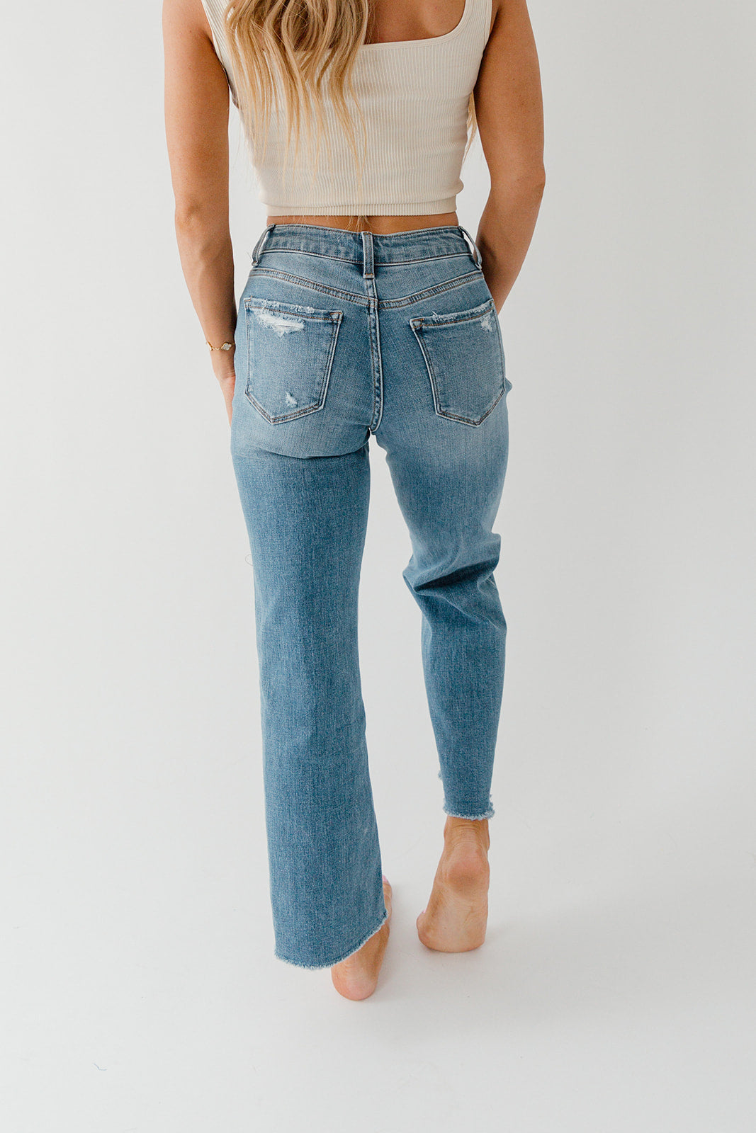 Vervet High-Rise Dad Jeans