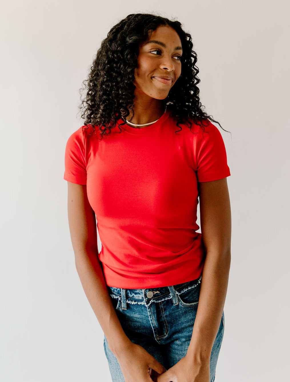 Zenana Basic Crew Neck