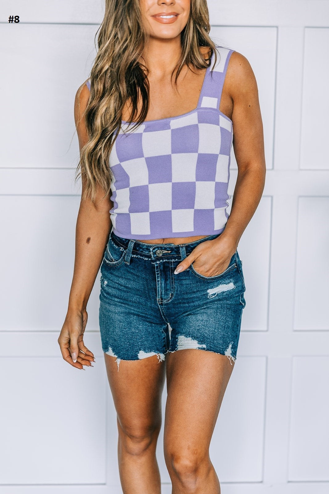 Kancan High-Waist Denim Shorts