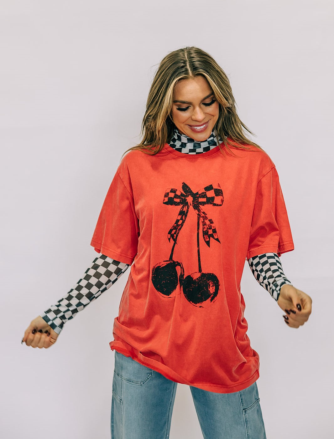 Cherry Bow Graphic Tee