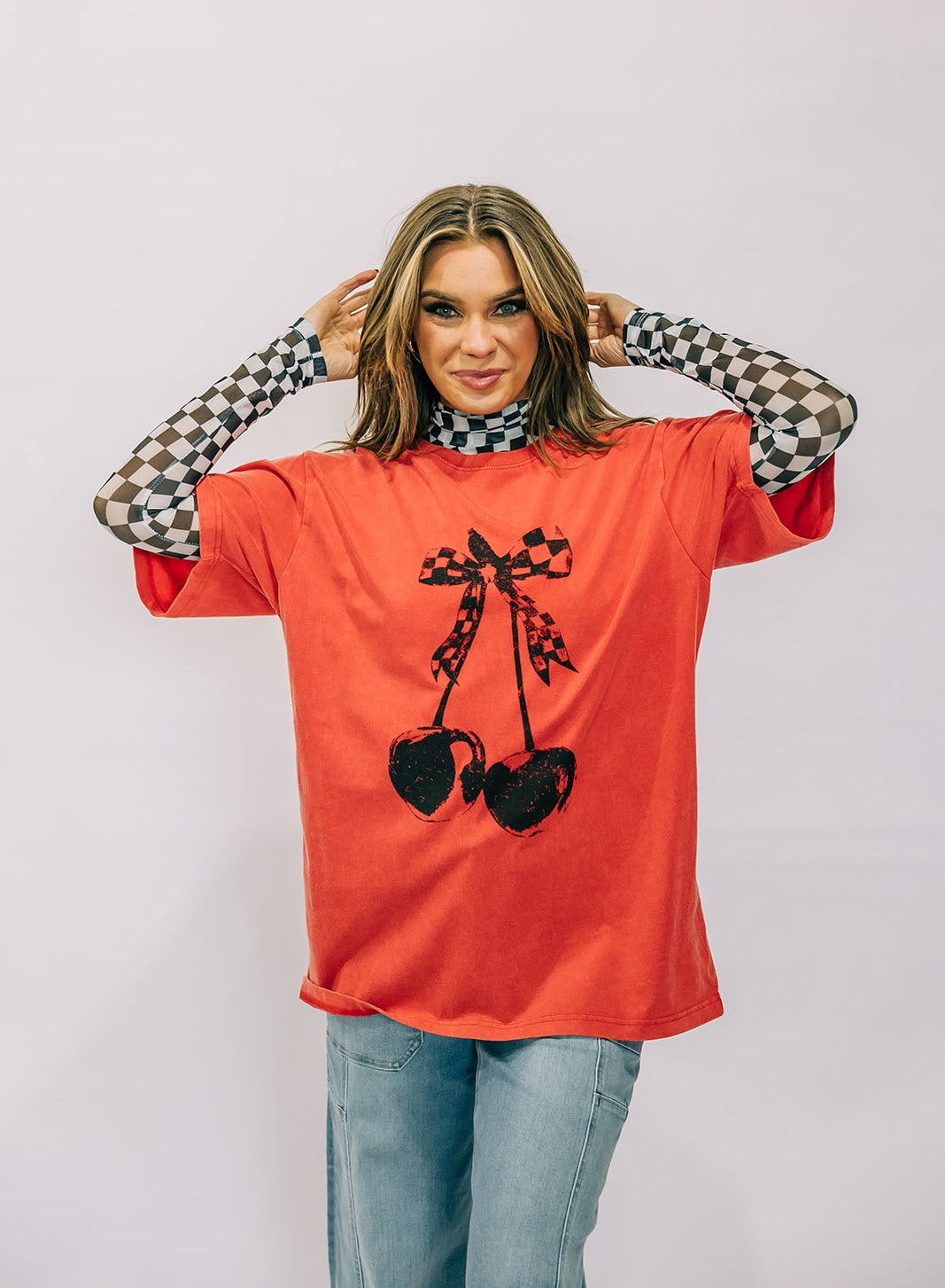 Cherry Bow Graphic Tee