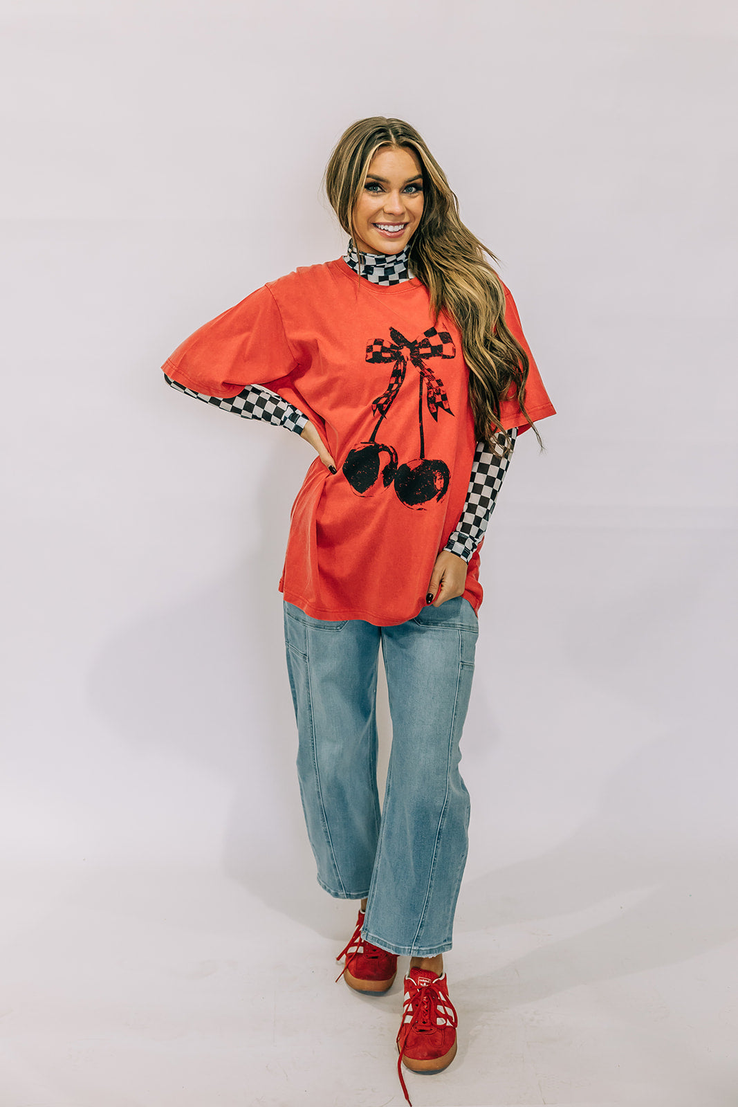 Cherry Bow Graphic Tee