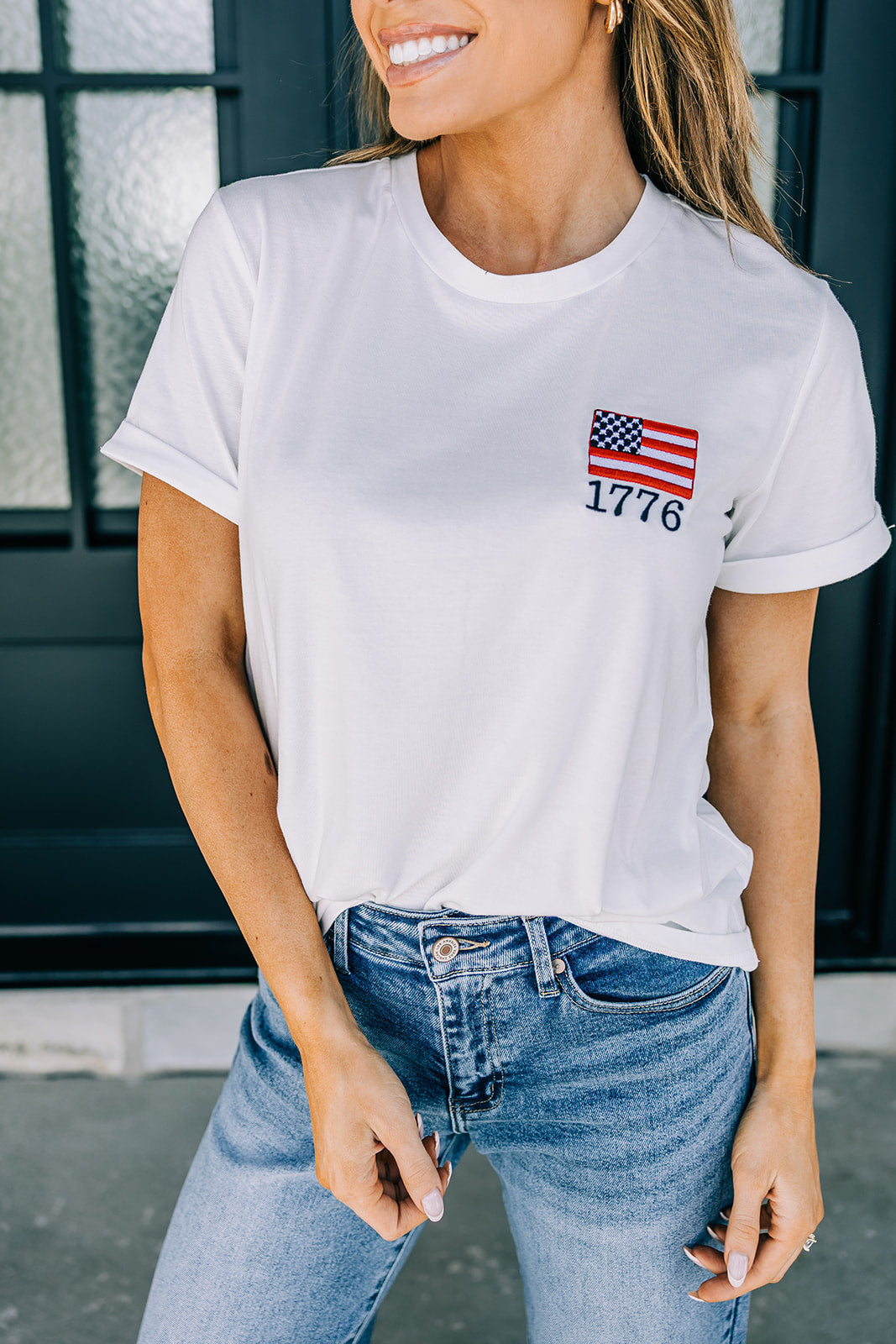 1776 Embroidered Tee