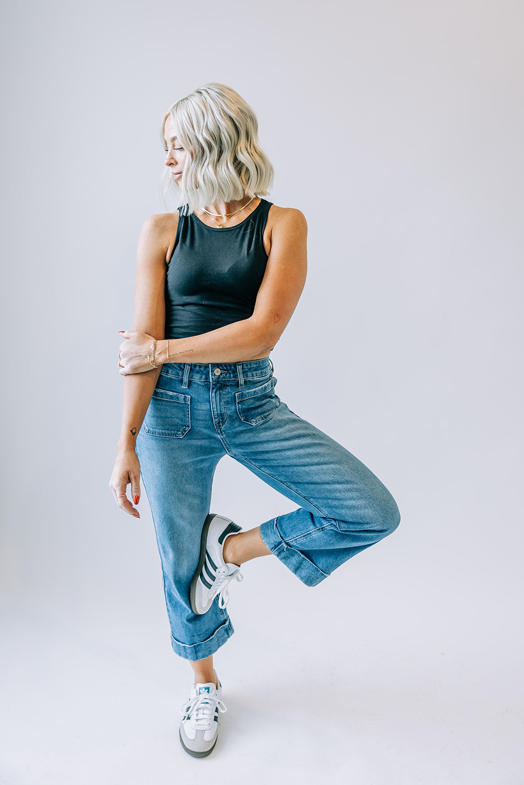 Kancan Cuffed Crop Pants