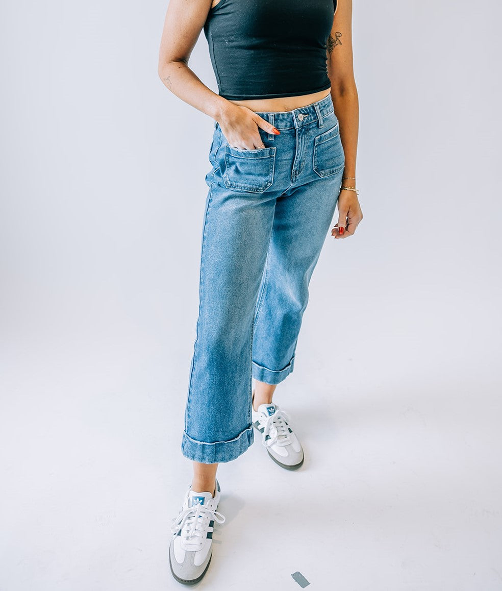 Kancan Cuffed Crop Pants