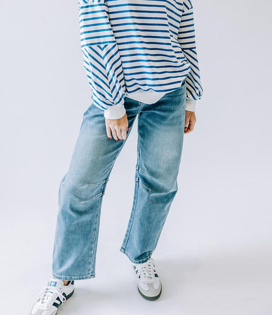 MICA Stretchy Barrel Jeans