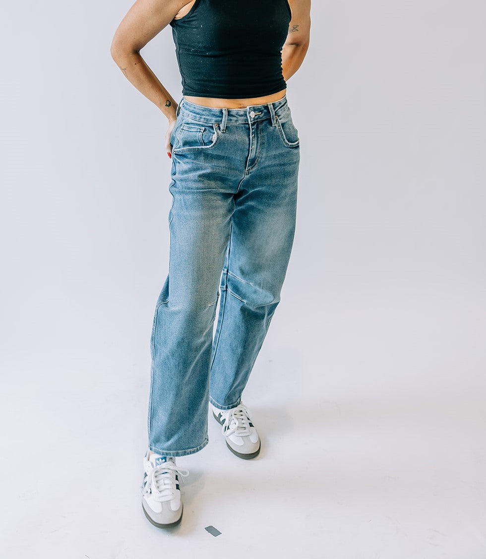 MICA Stretchy Barrel Jeans
