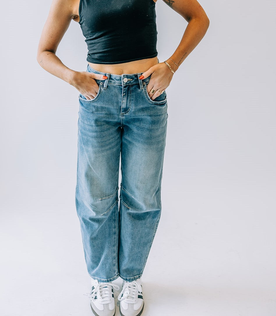 MICA Stretchy Barrel Jeans