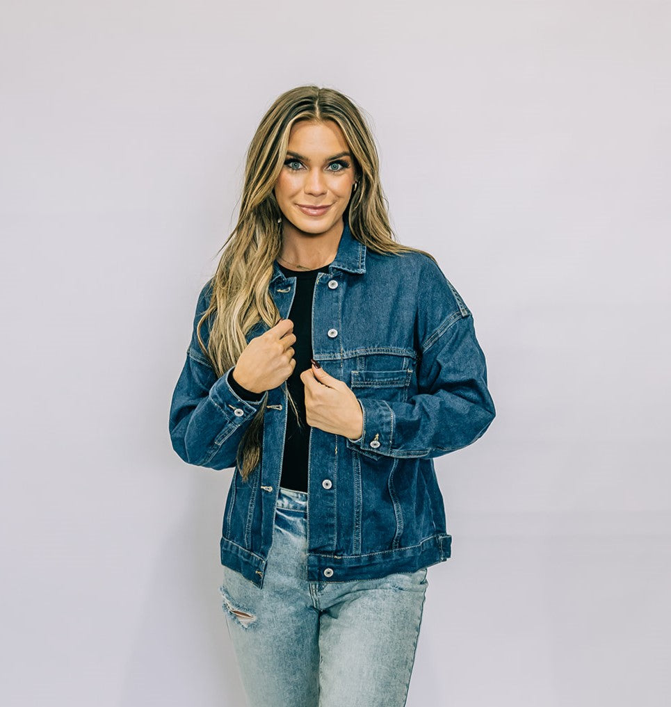 Teagan Oversized Denim Jacket