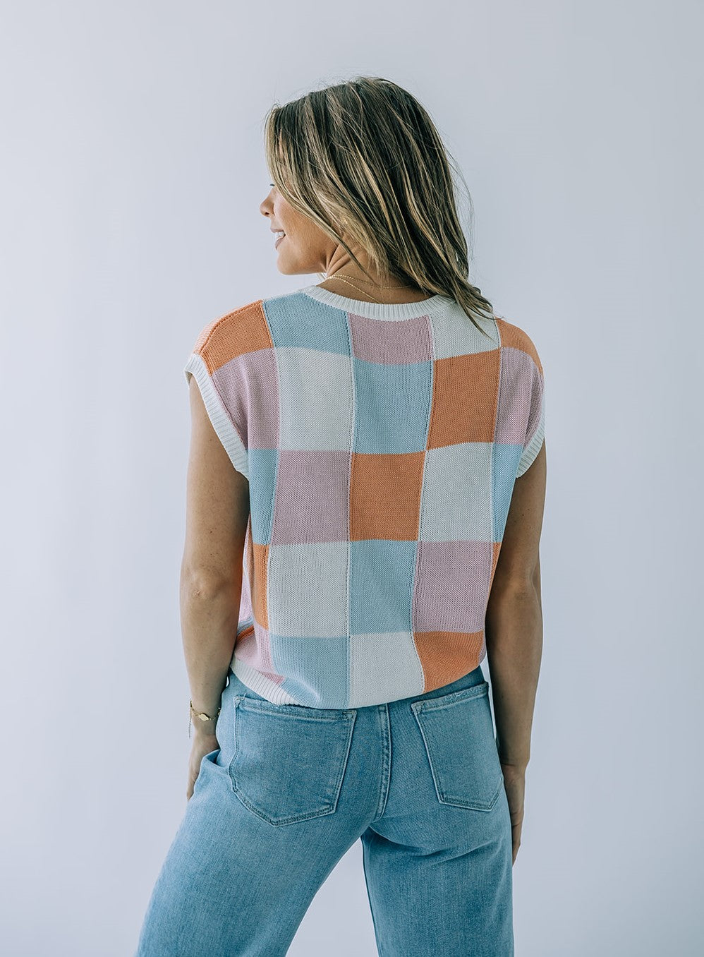 Aubrey Checkered Top