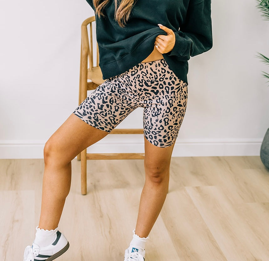 Charley Leopard Shorts