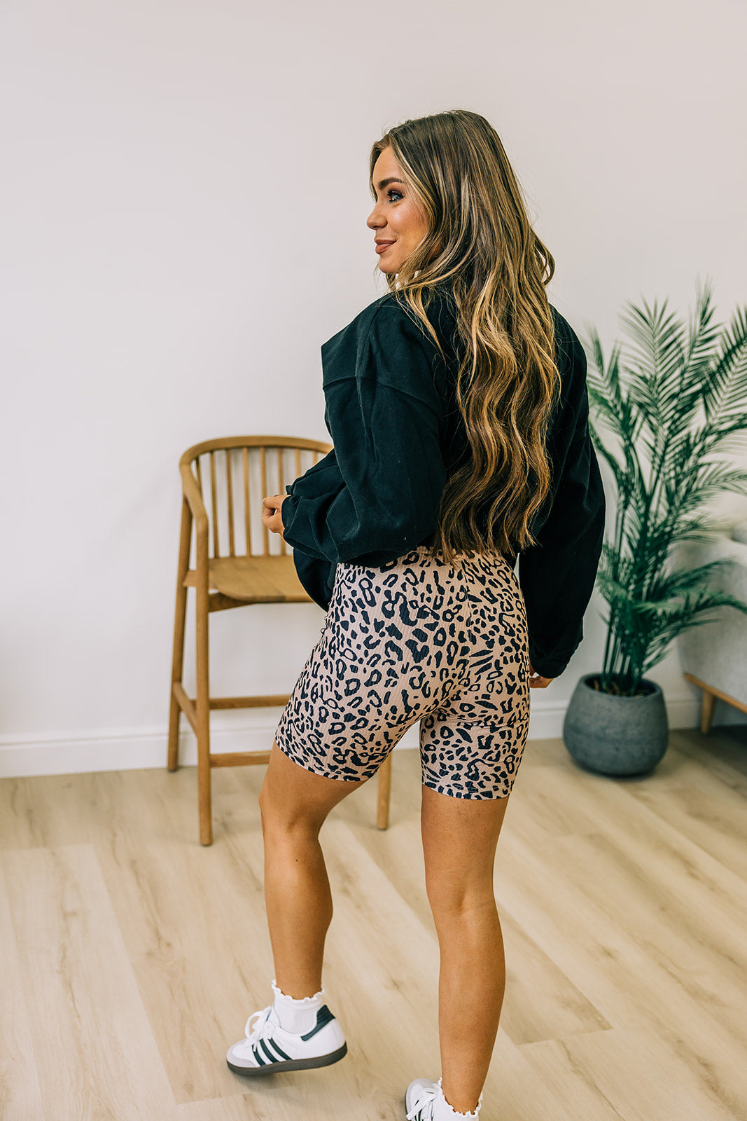 Charley Leopard Shorts