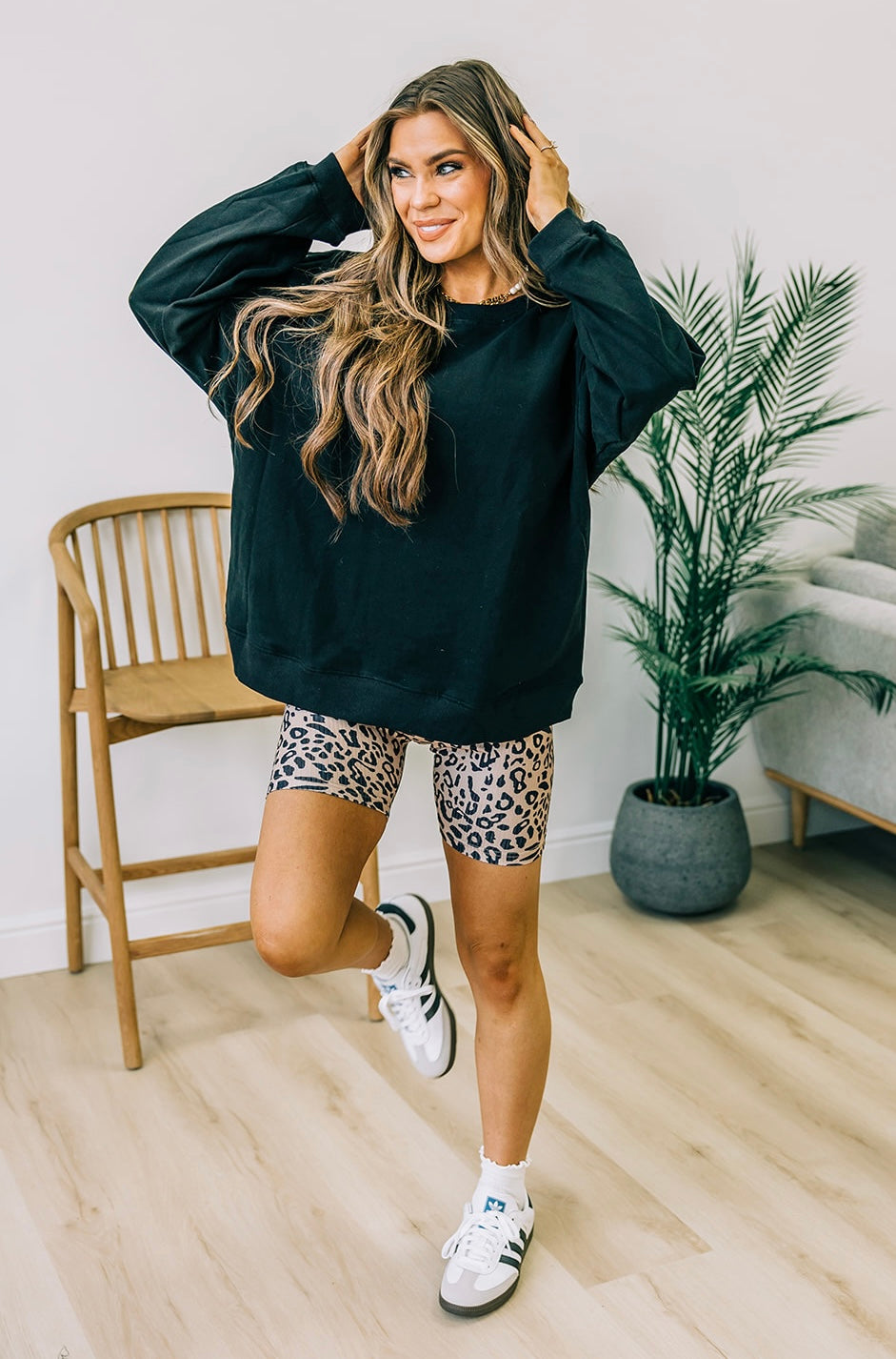 Charley Leopard Shorts