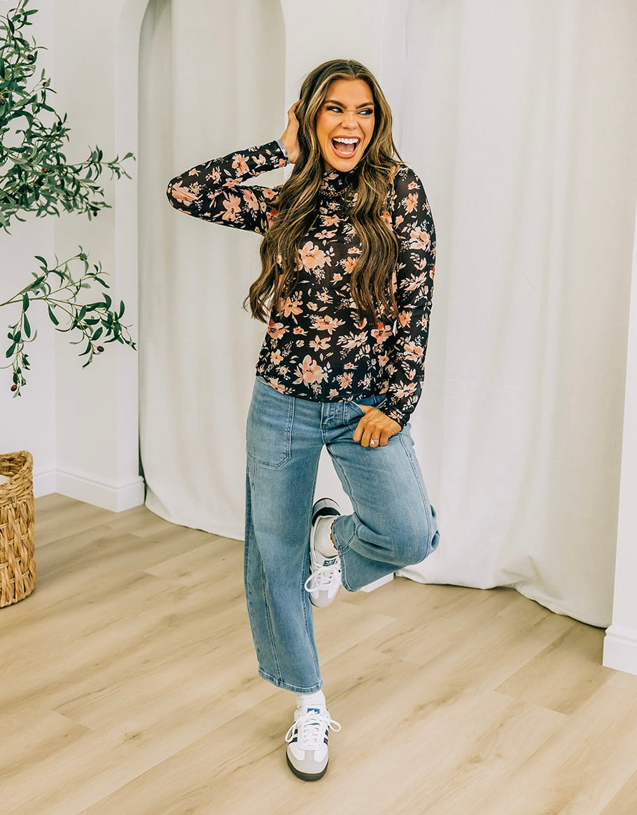 Campbell Sheer Floral Top