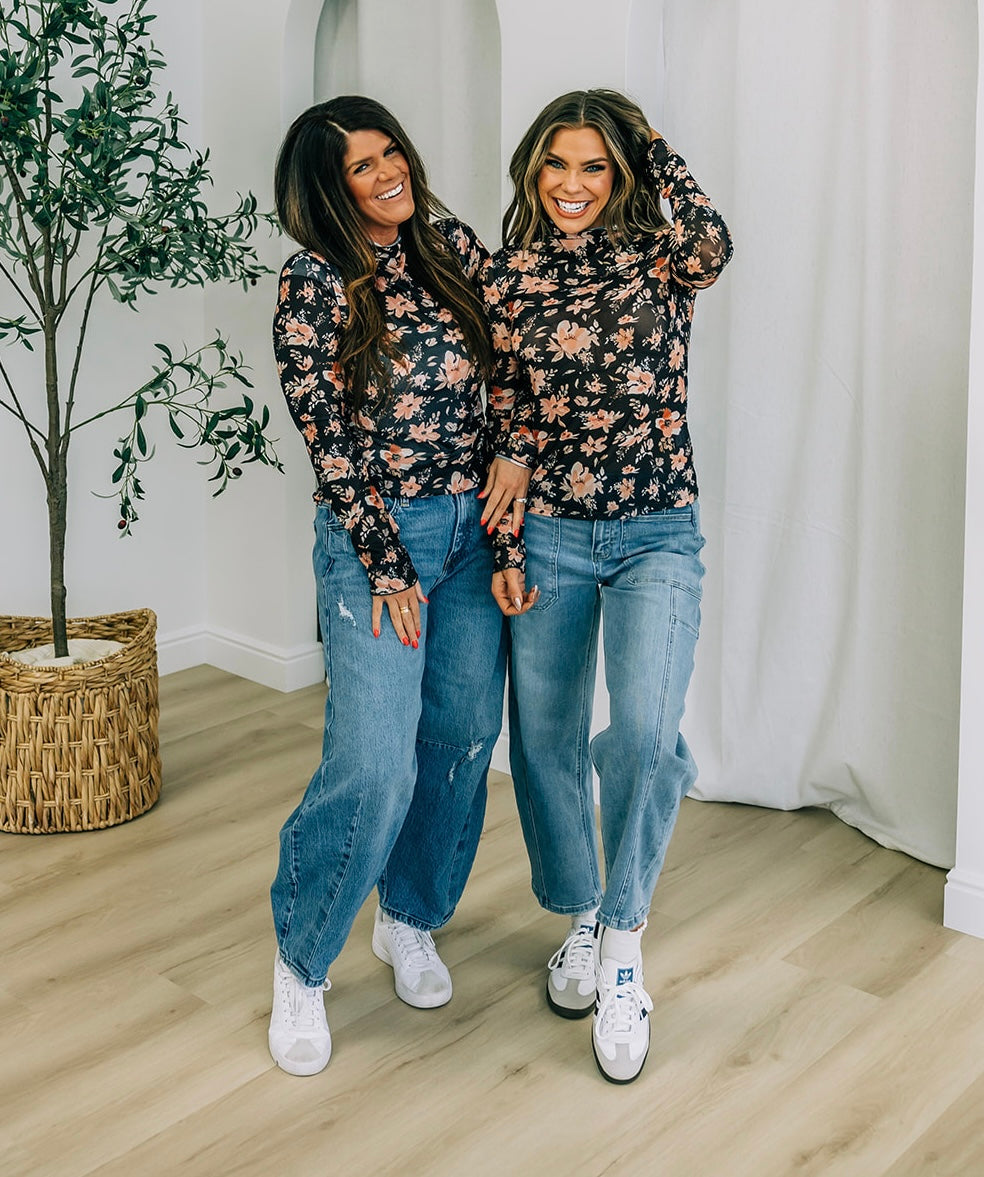 Campbell Sheer Floral Top