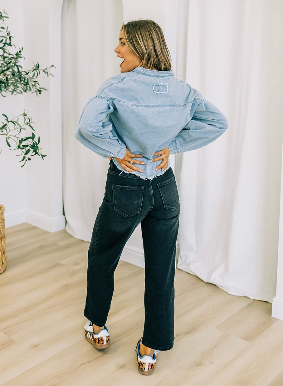 Kyra Denim Top