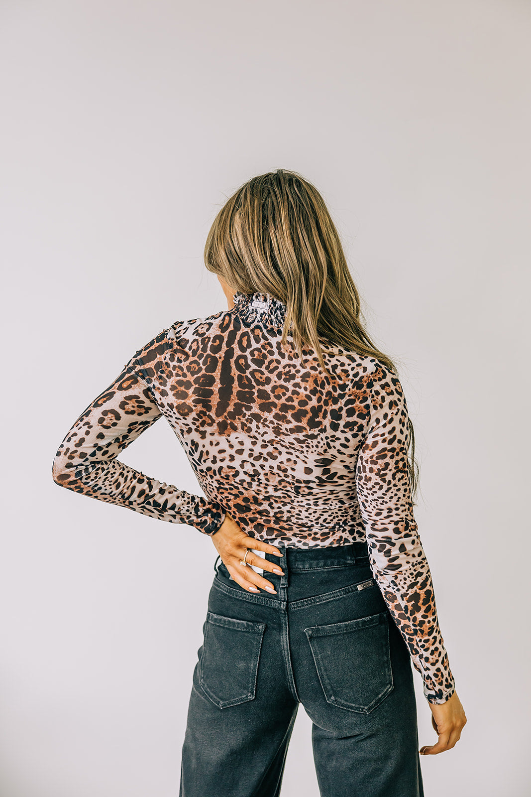Journi Leopard Mesh Bodysuit