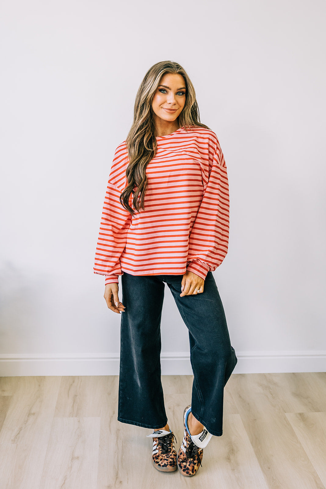 Simone Striped Sweatshirt