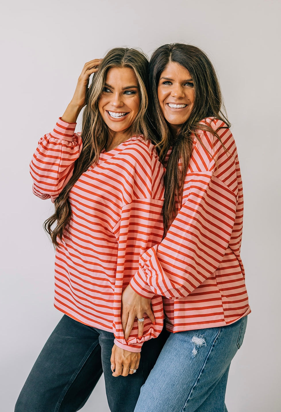 Simone Striped Sweatshirt