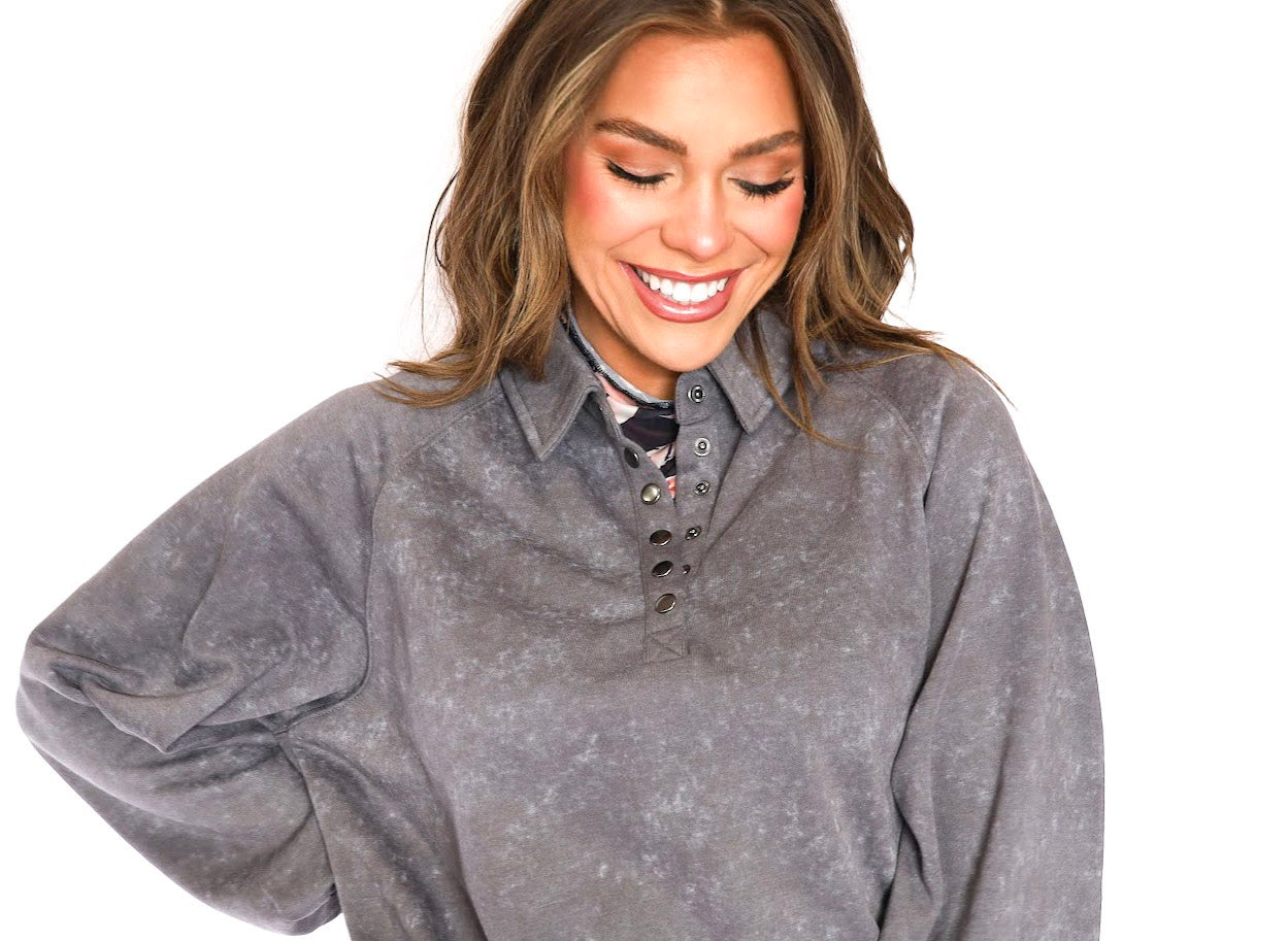 Nelly Gray Sweatshirt