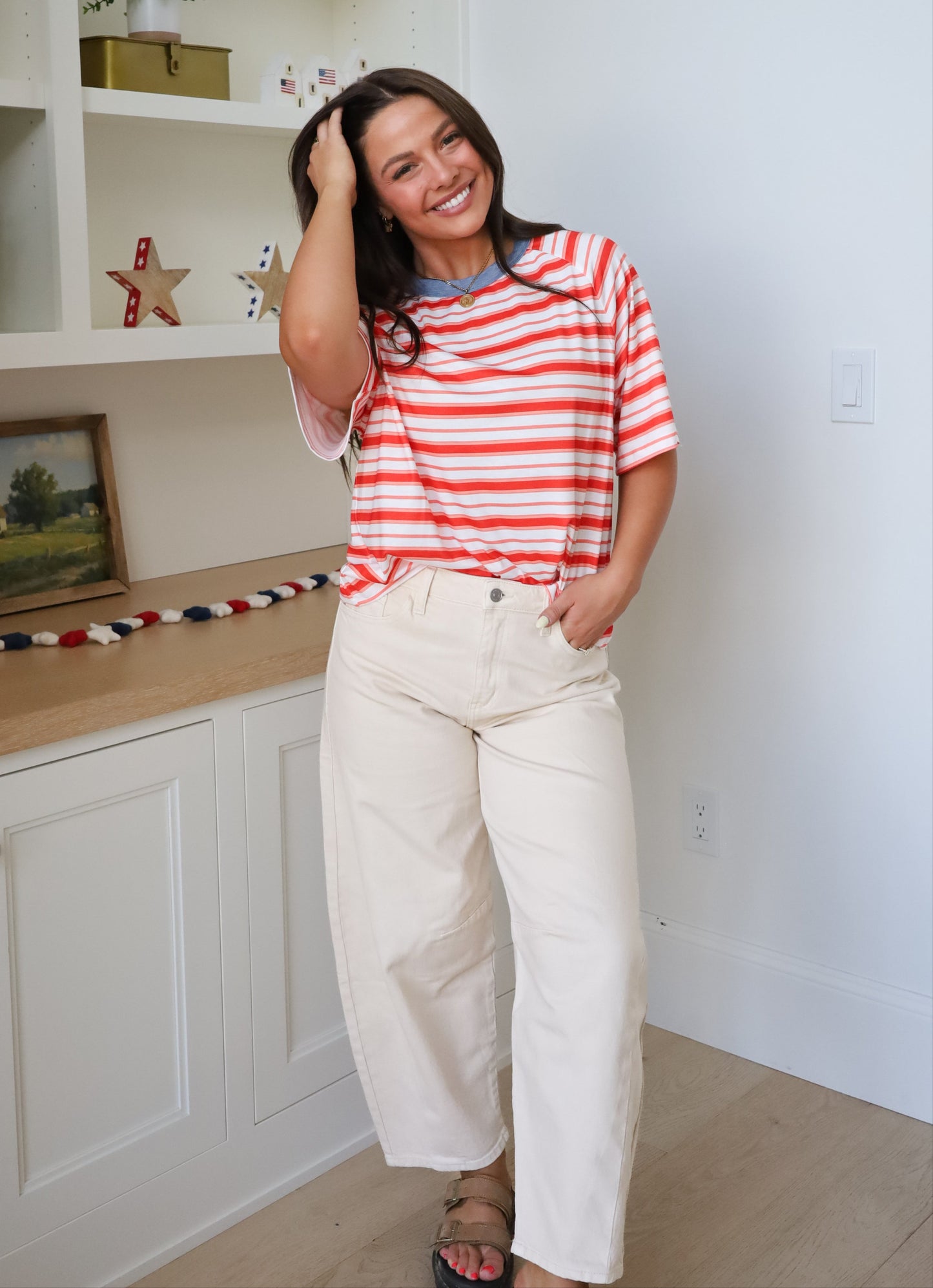 Myles Striped Tee