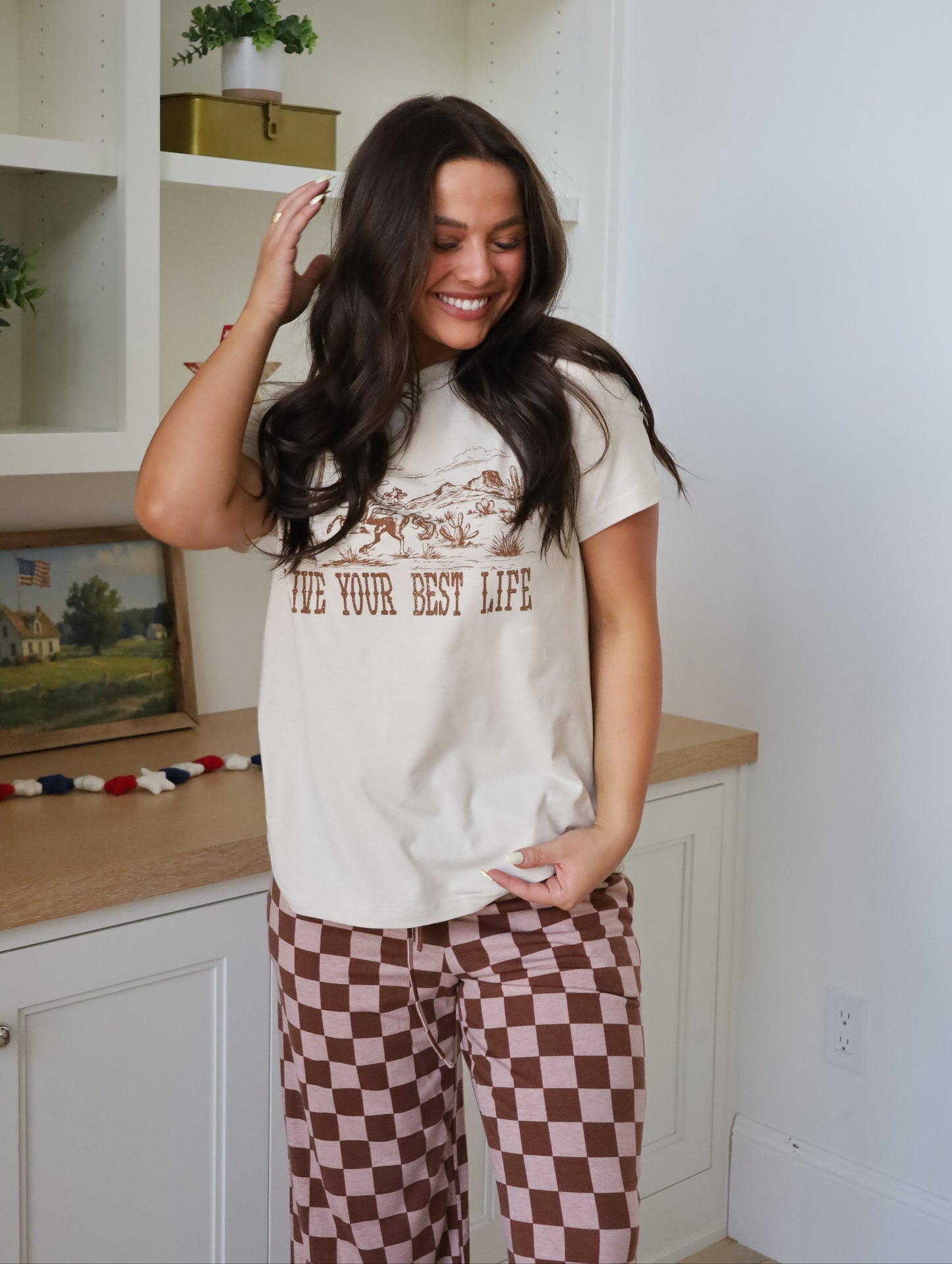 Live Your Best Life Cowgirl Graphic Tee