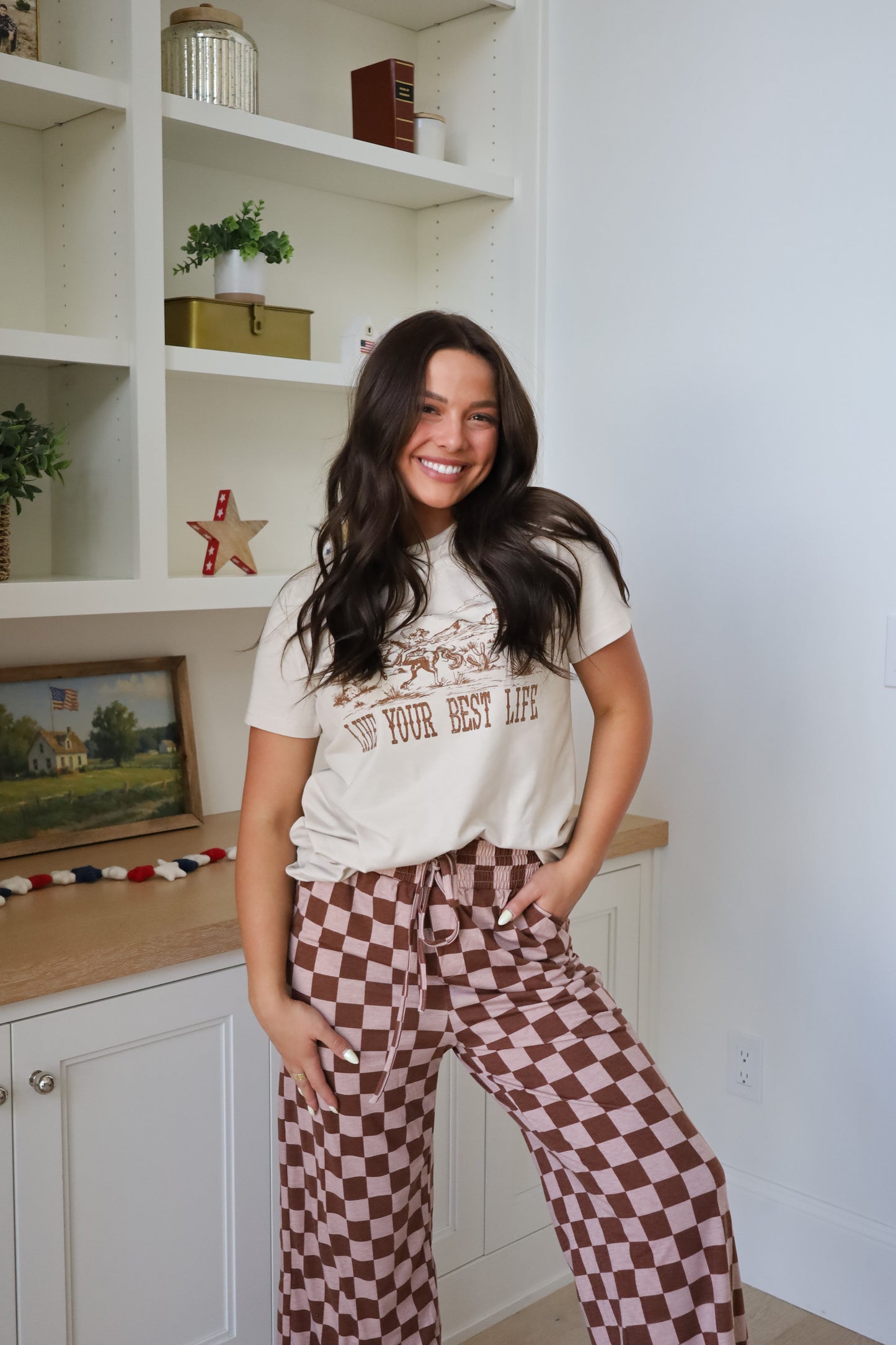 Live Your Best Life Cowgirl Graphic Tee