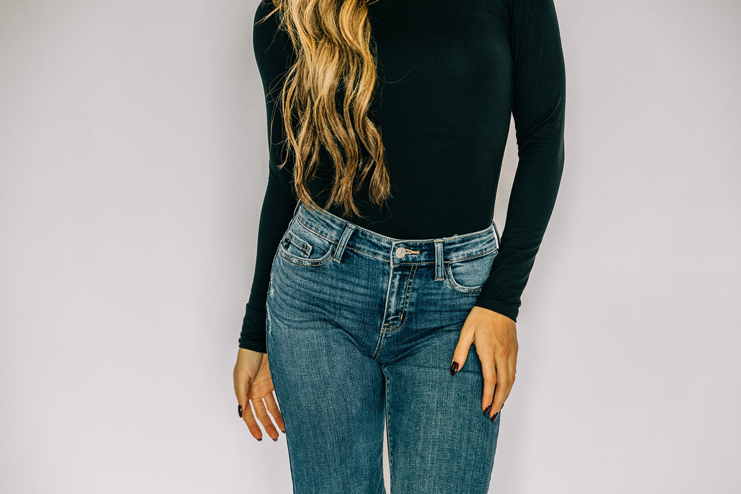 Kancan Mid-Rise Wide Leg