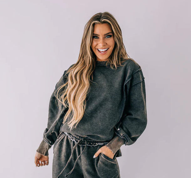 Valley Acid Wash Sweatshirt