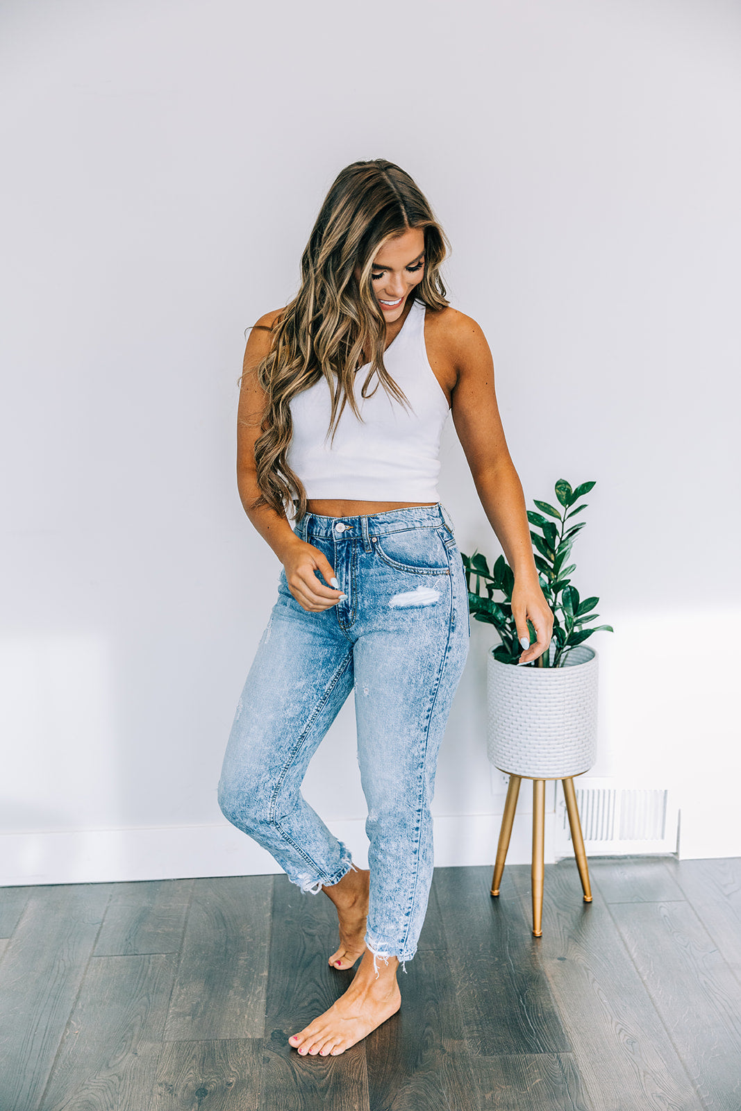 Kancan Stone-Wash Denim