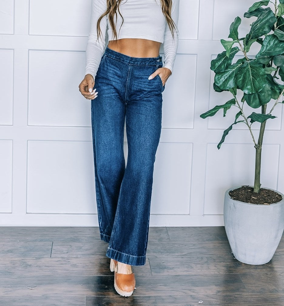 Kancan Side-Zip Denim