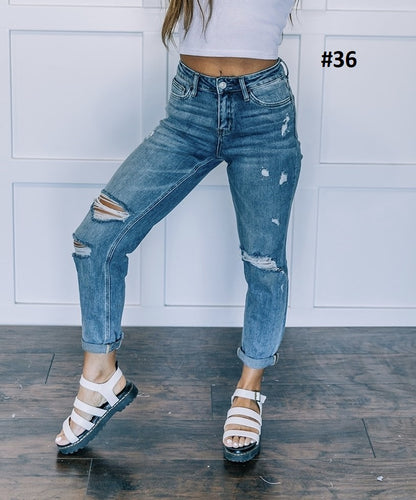 Vervet High-Rise Boyfriend Jeans