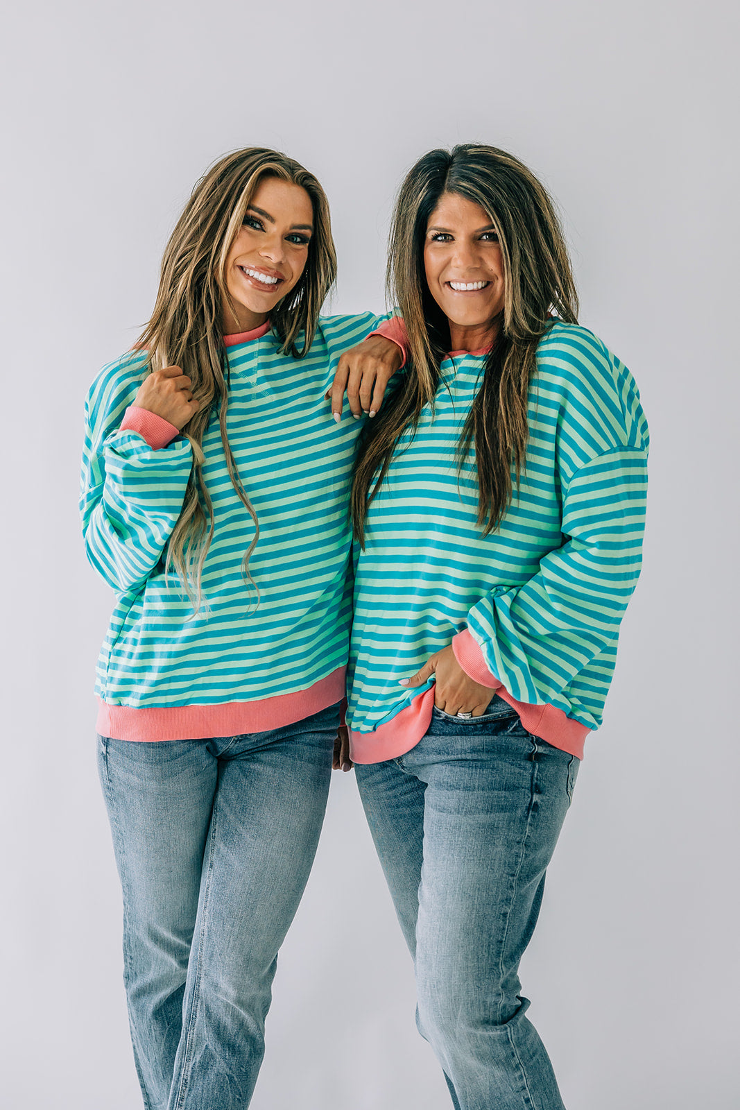 Kenzie Striped Sweatshirt