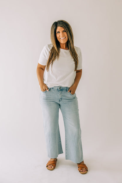 Vervet High-Rise Wide Leg Jeans