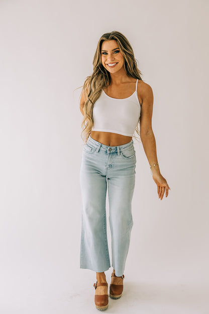 Vervet High-Rise Wide Leg Jeans