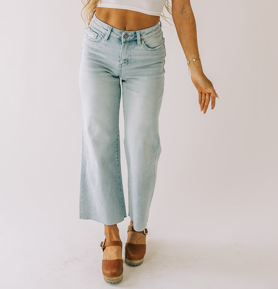 Vervet High-Rise Wide Leg Jeans