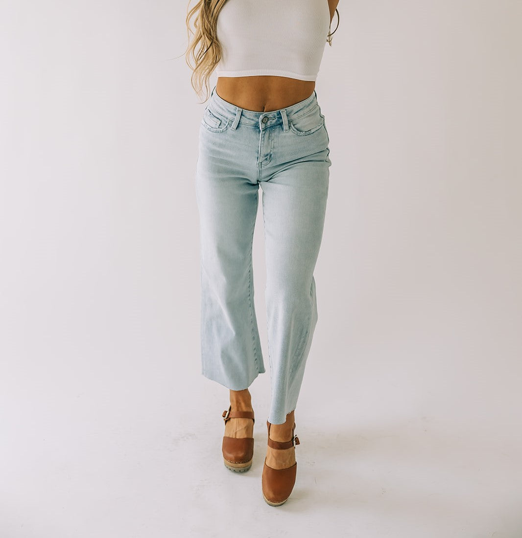 Vervet High-Rise Wide Leg Jeans