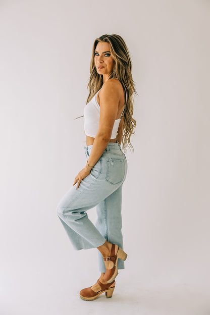 Vervet High-Rise Wide Leg Jeans