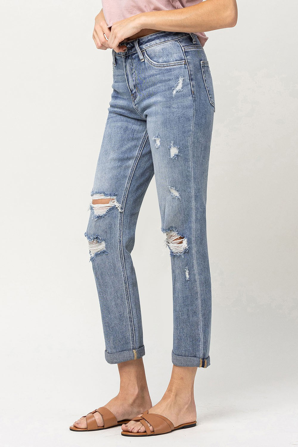 Vervet High-Rise Boyfriend Jeans