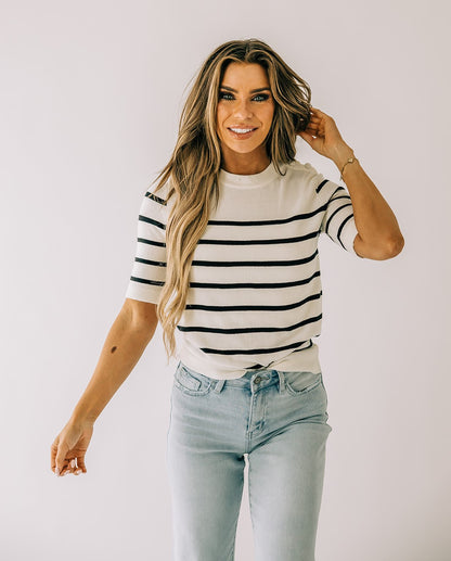 Thea Striped Sweater