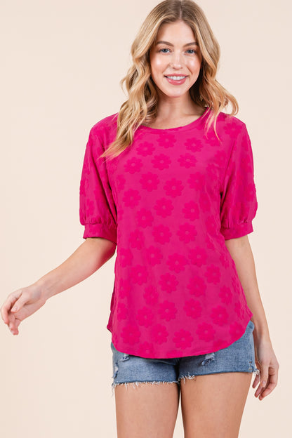 Parker Textured Floral Top