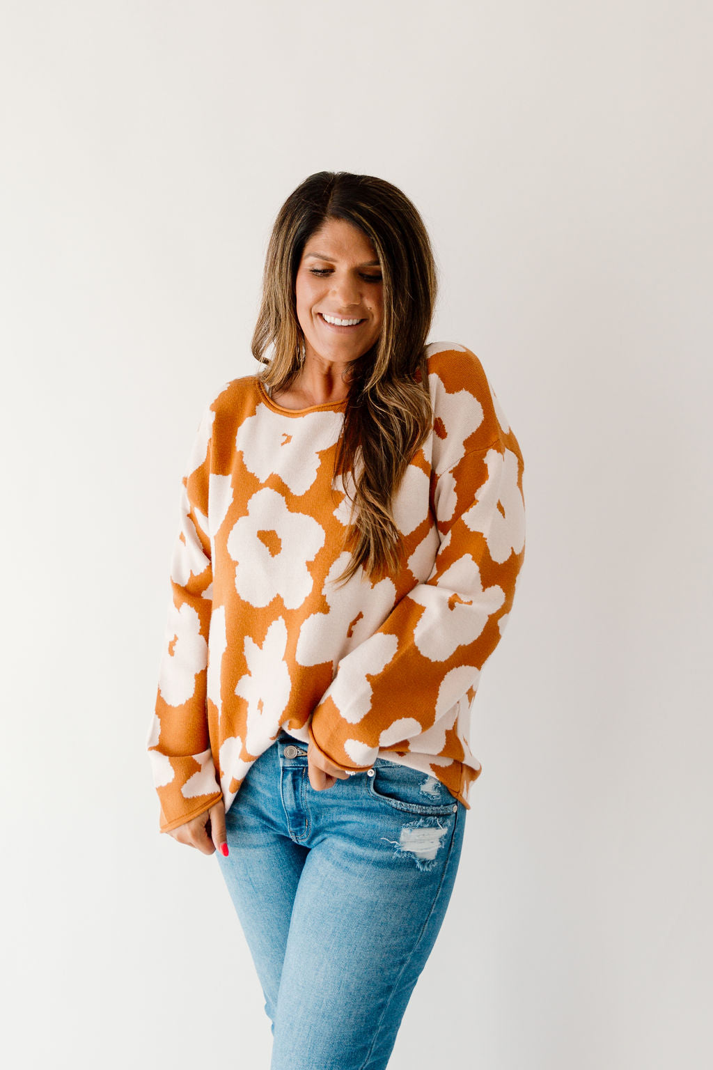 Shiloh Floral Sweater