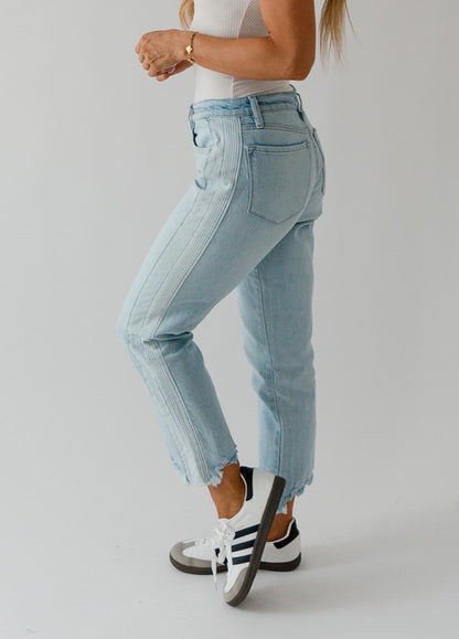 Kancan Striped Straight Jeans